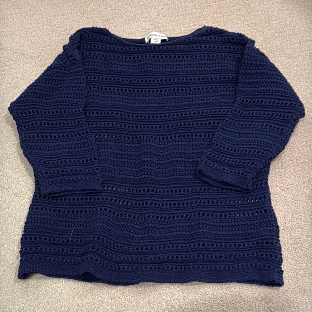 Navy Blue Women's Sweater